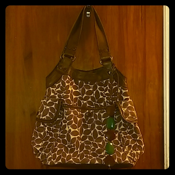 Lucky Brand Handbags - Lucky Brand Leaf Print Hobo Bag